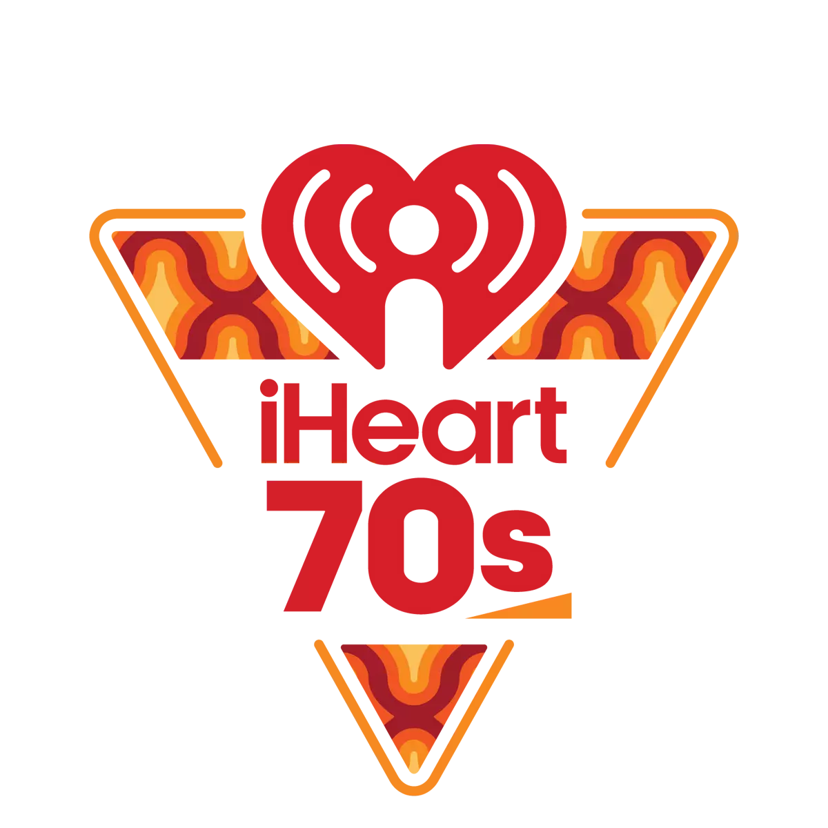iHeart 70s Radio station logo