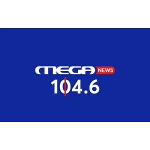 Mega News 104.6 station logo