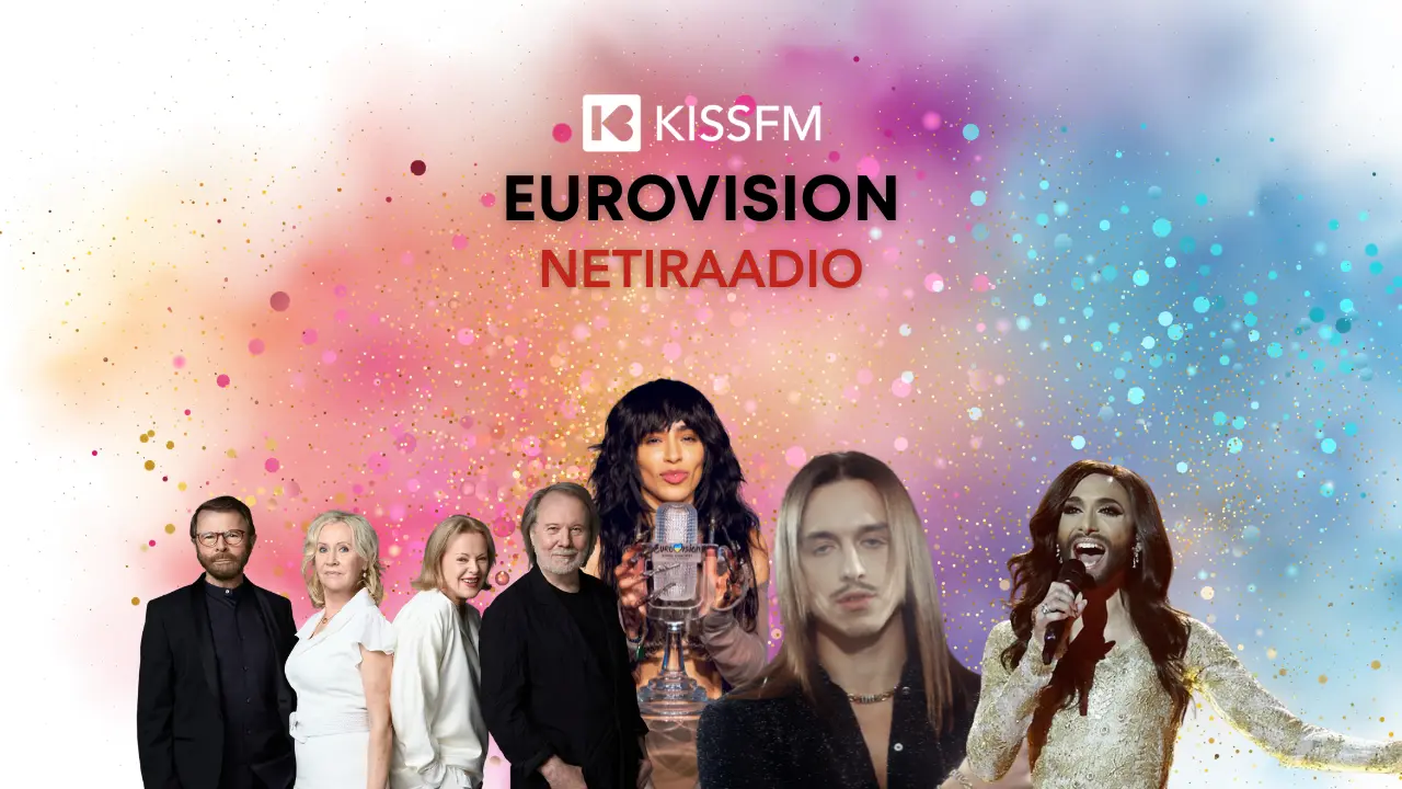 Kiss FM Eurovision station logo