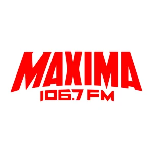 106.7 Maxima (GDL) - 106.7 FM - XHOJ-FM - Radiorama de Occidente - Guadalajara, Jalisco station logo