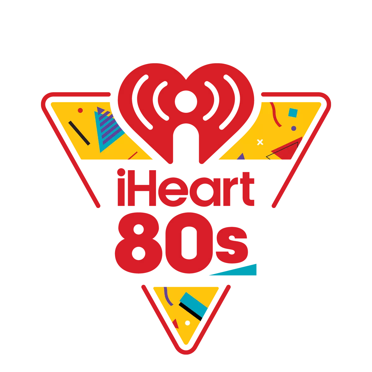 iHeart 80s Radio station logo