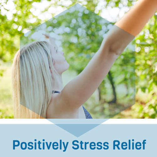 Positively Stress Relief -om station logo