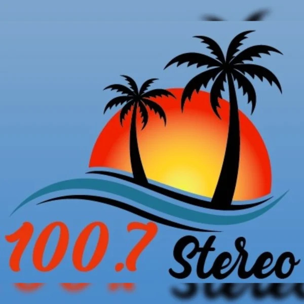 100.7 Stereo station logo
