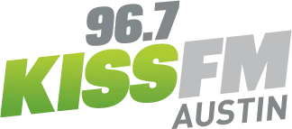 96.7 KISS FM - KHFI-FM Austin station logo