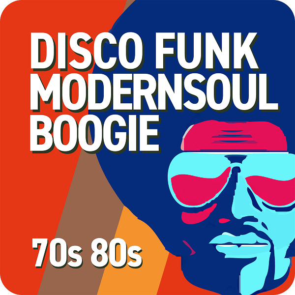 70s 80s Disco Funk ModernSoul Boogie station logo